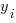 y_{i}